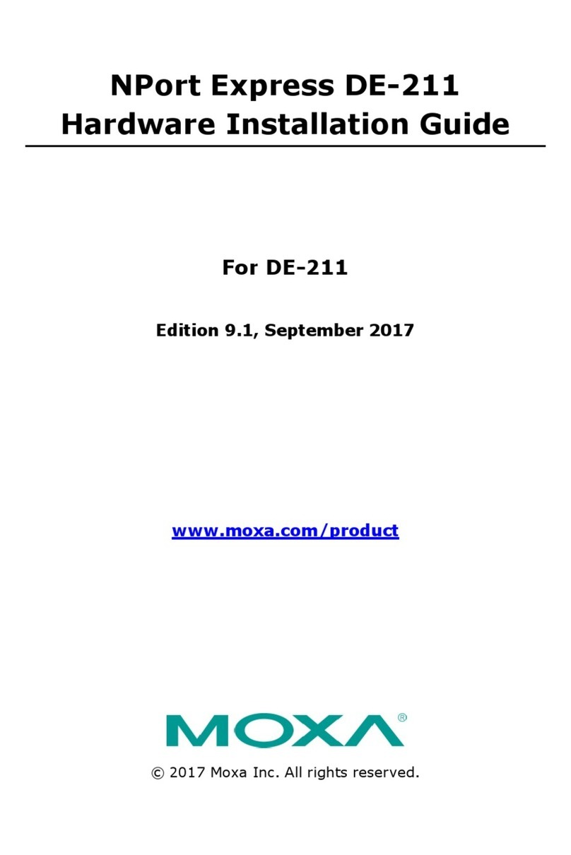 Moxa Technologies NPort Express DE-211 Manual