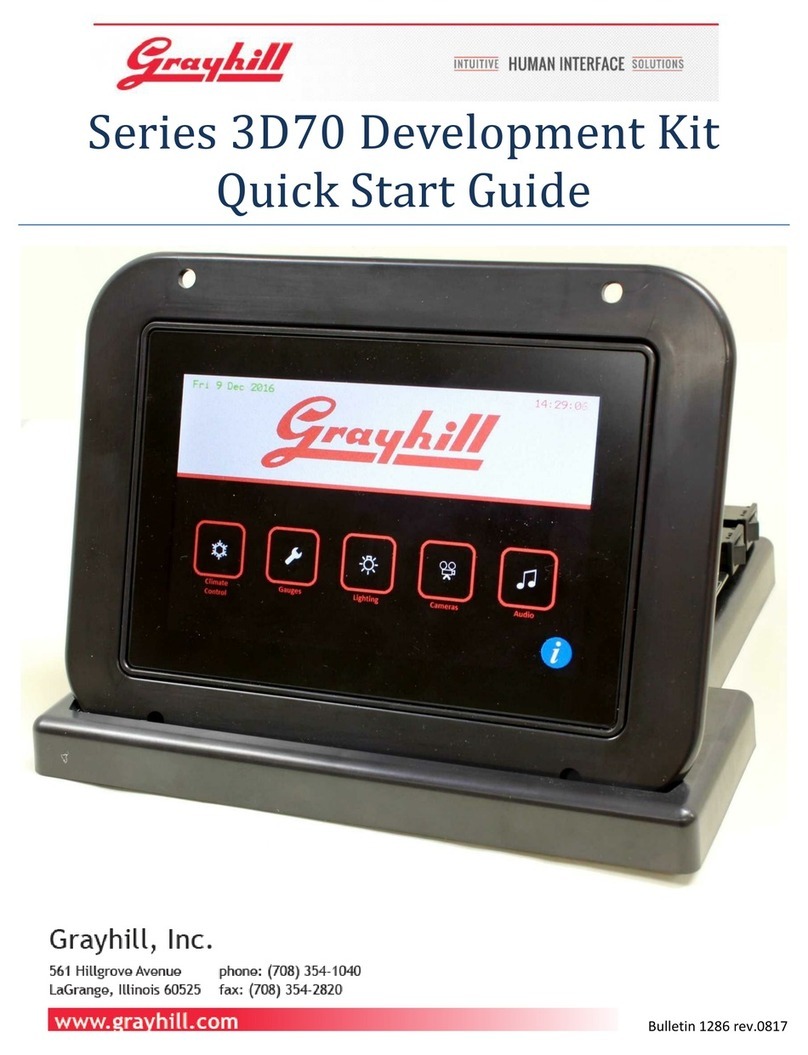 GRAYHILL 3D70Dev-100 Kit quick start guide