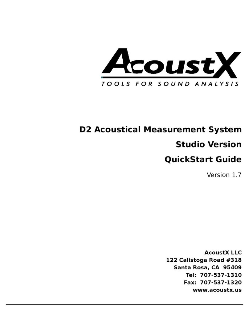 AcoustX D2 quick start guide