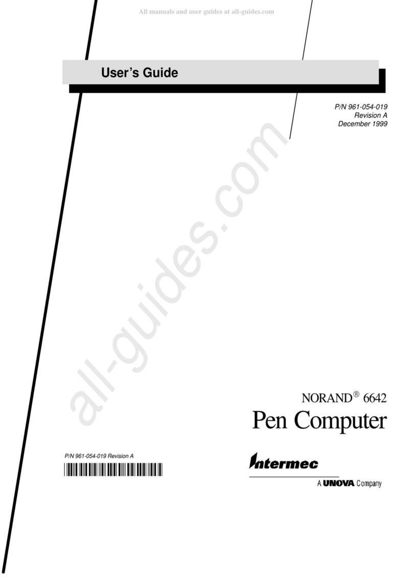 Unova Intermec Norand 6642 user guide Unova Intermec Norand 6642 user guide