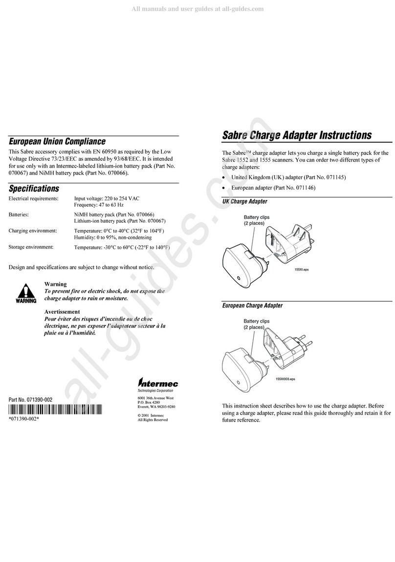 Intermec Sabre instructions