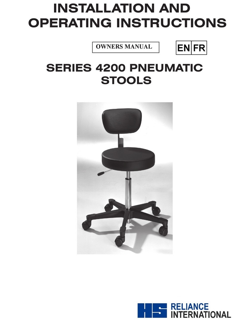 HS Reliance 4200 Series Installation and operating instructions