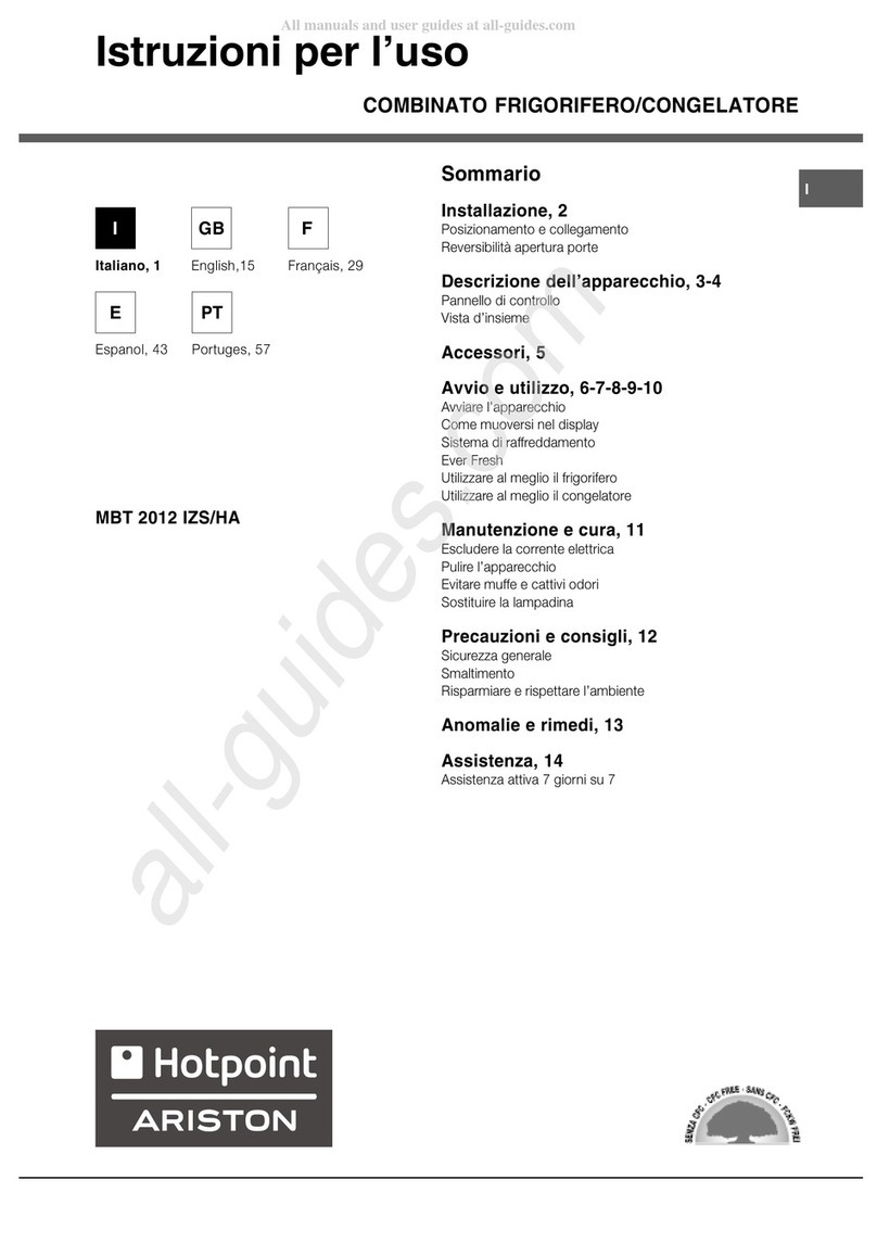 Hotpoint Ariston MBT 2012 IZS/HA User manual