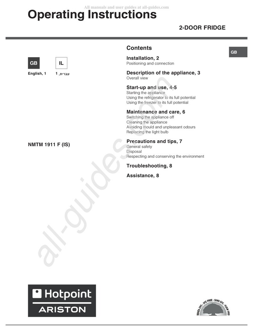 Hotpoint Ariston NMTM 1911 V HA operating instructions