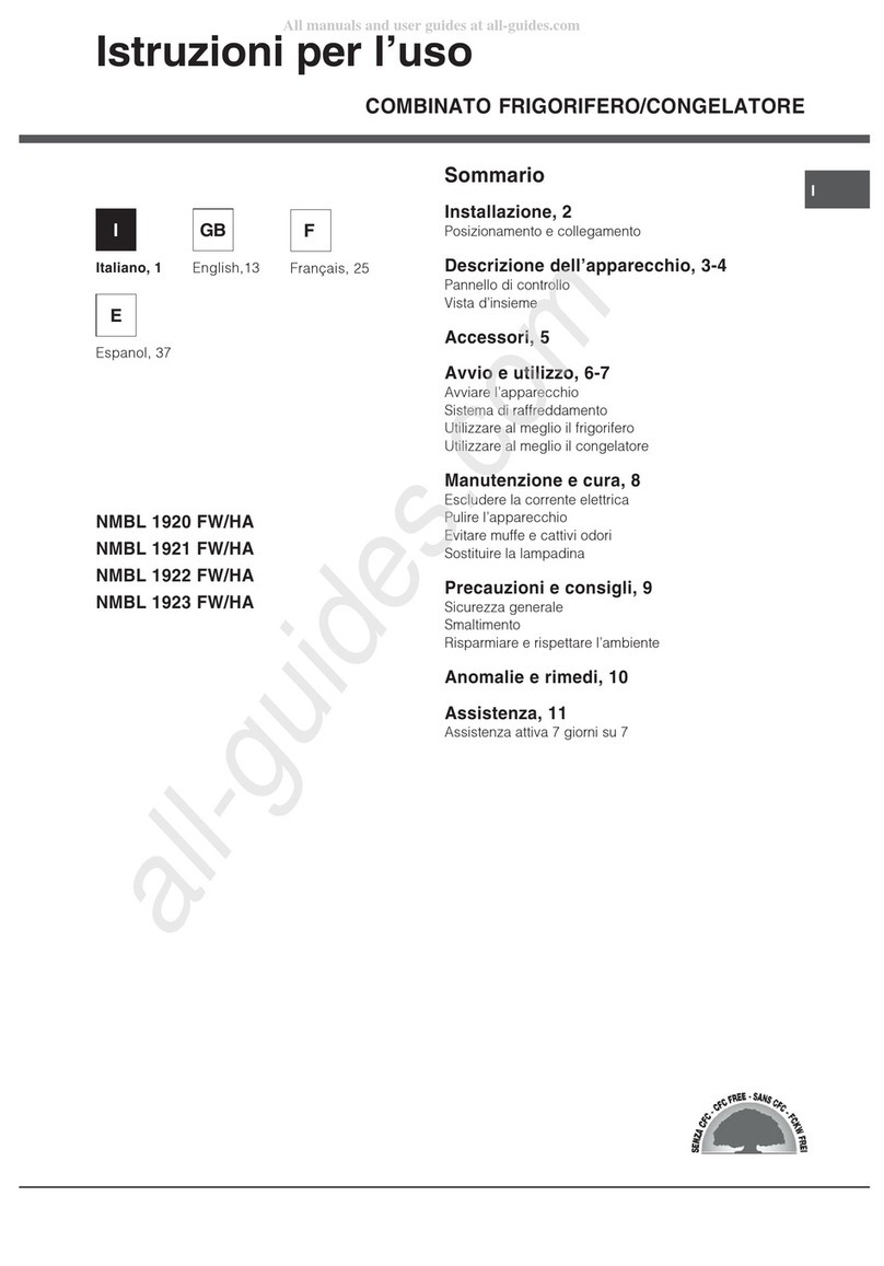 Hotpoint Ariston NMBL 1920 FW/HA User manual