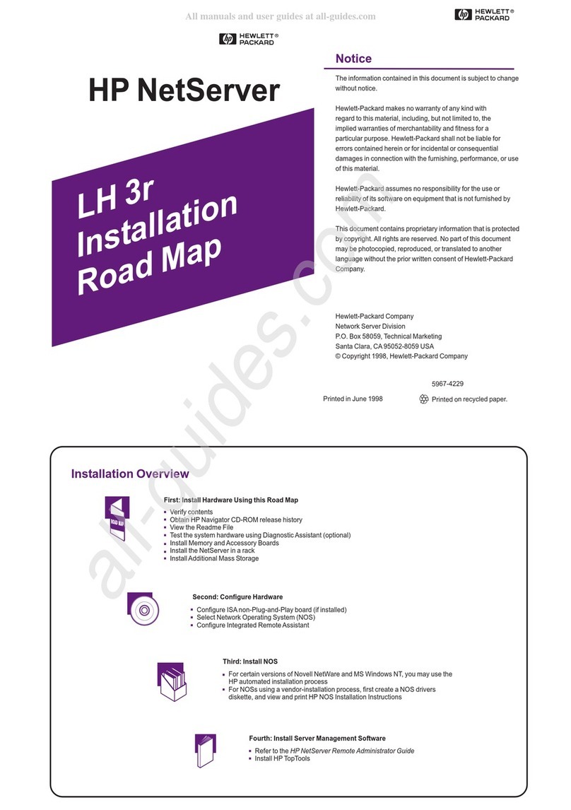 HP NetServer LH 3r User manual