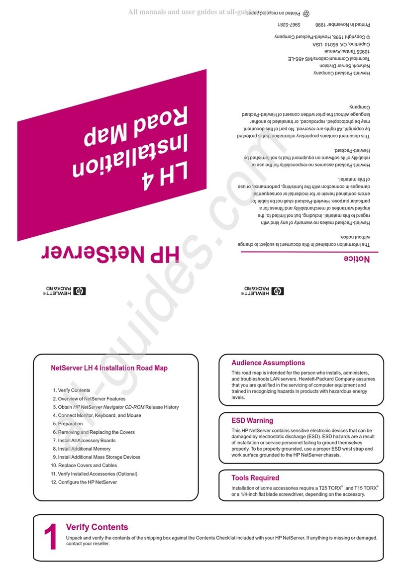 HP NetServer LH 4 User manual