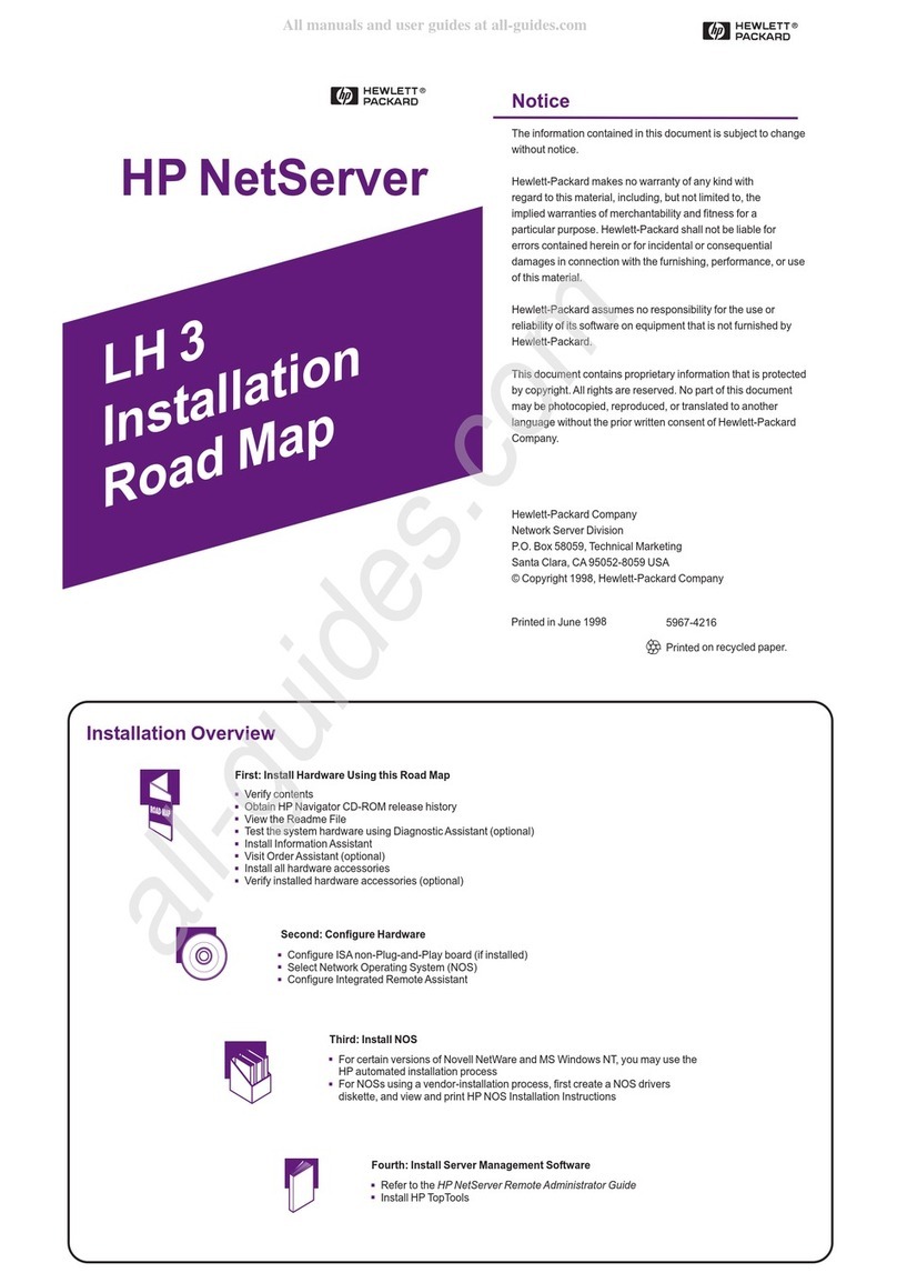 HP NetServer LH3 User manual