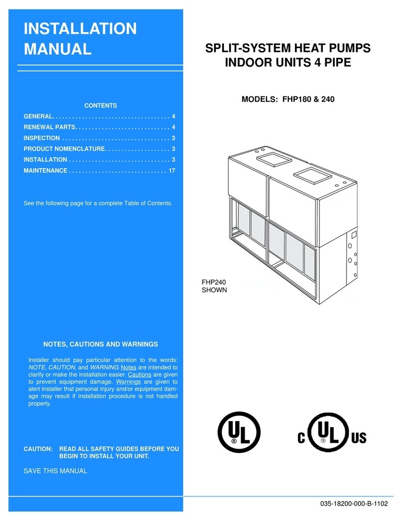 Luxaire FHP180 installation manual