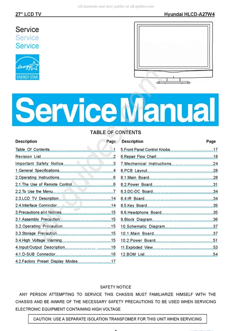Hyundai HLCD-A27W4 User manual