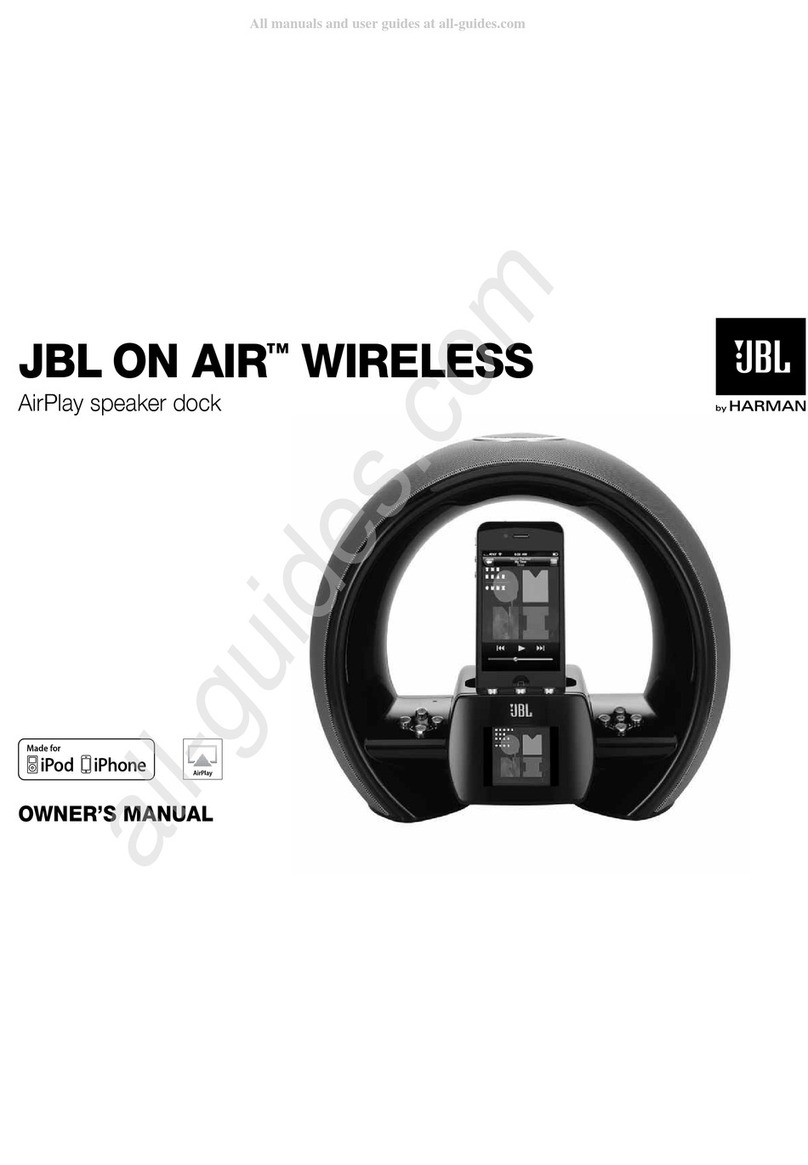 Harman JBL on Air Wireless AirPlay owner's manual