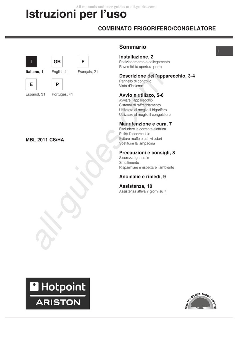 Hotpoint Ariston MBL 2011 CS/HA User manual
