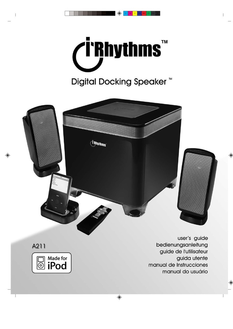 iRhythms Digital Docking Speaker A211 user guide