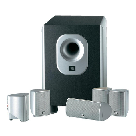 JBL Simply Cinema SCS 140 User manual
