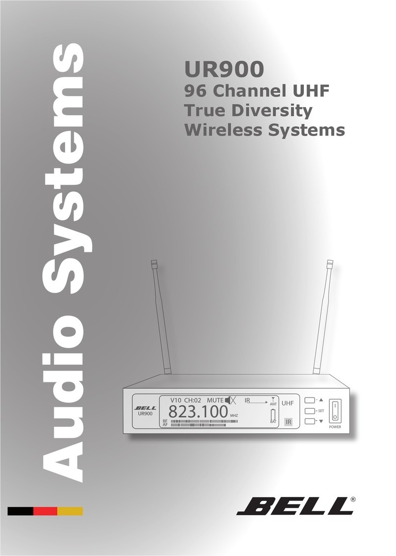 Bell UR900 User manual