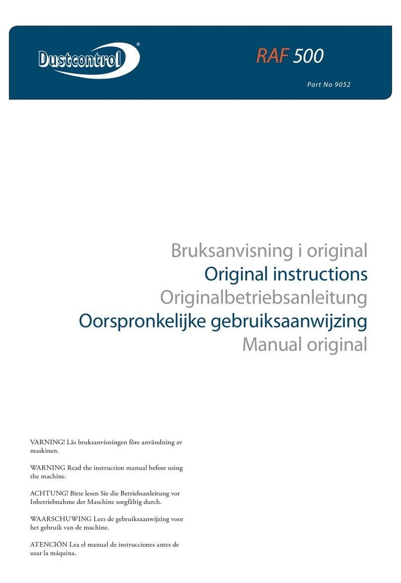 Dustcontrol RAF 500 User manual
