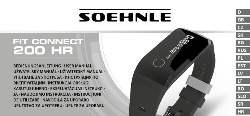 Soehnle FIT CONNECT 200 HR user manual