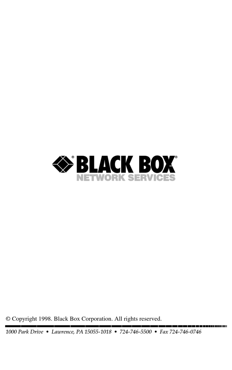 Black Box PI320A-R3 User manual