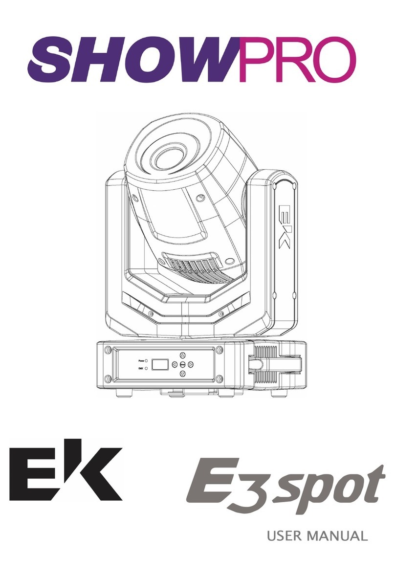 EK E3 Spot Show Pro user manual