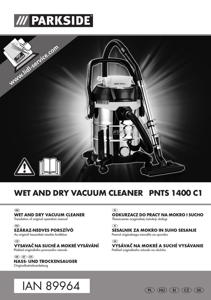 Parkside PNTS 1400 C1 Owner's manual