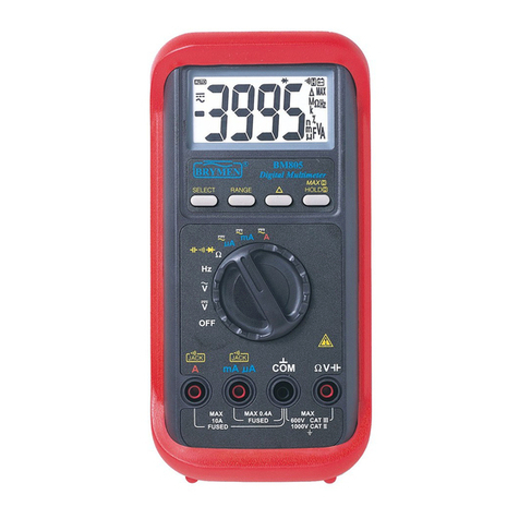 Brymen BM805s user manual