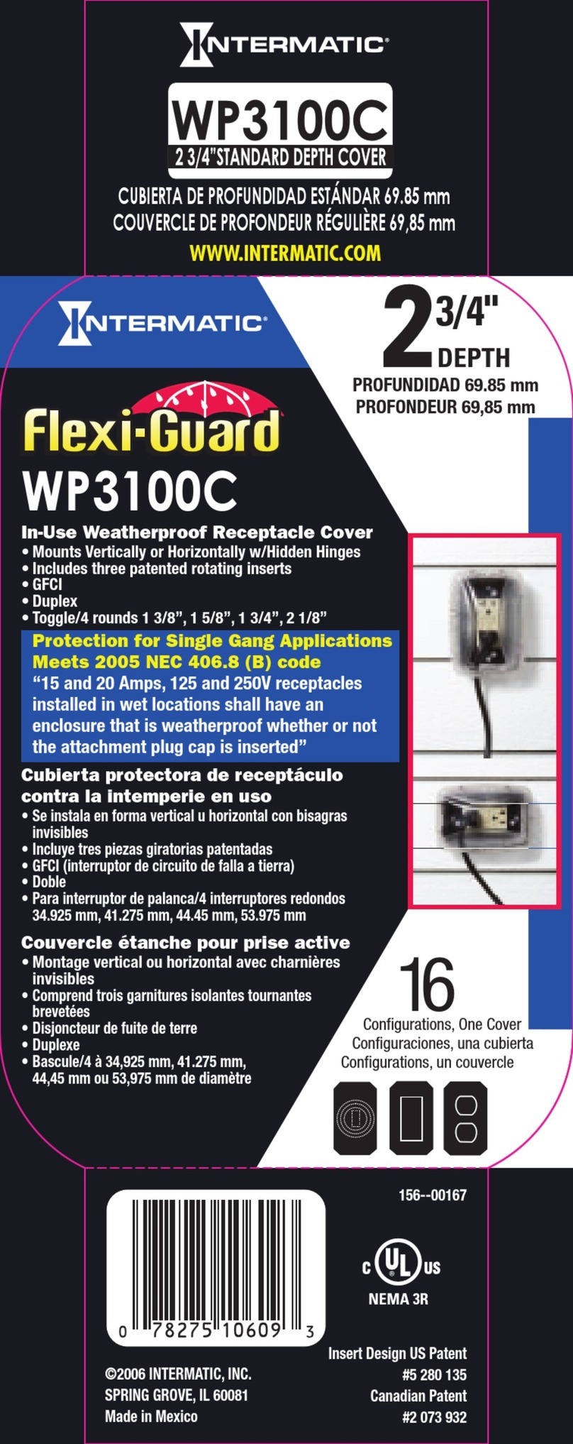Intermatic Flexiguard WP3100C manual Intermatic Flexiguard WP3100C manual