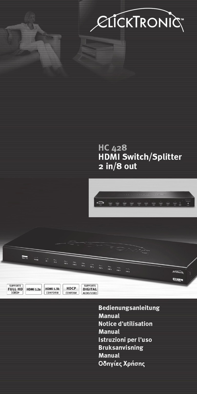 ClickTronic HC 428 manual