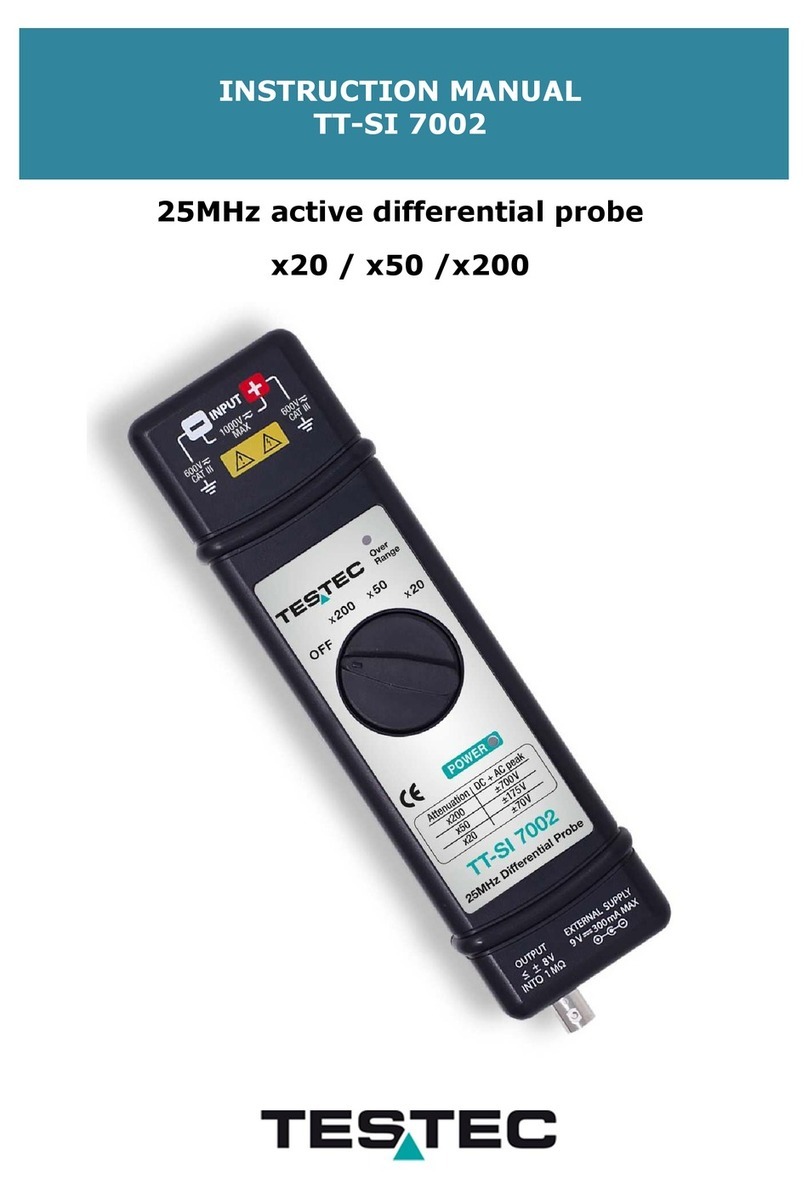 Testec TT-SI 7002 instruction manual