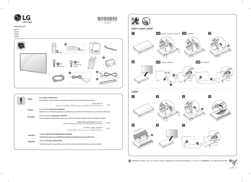 LG LK51 Series User manual