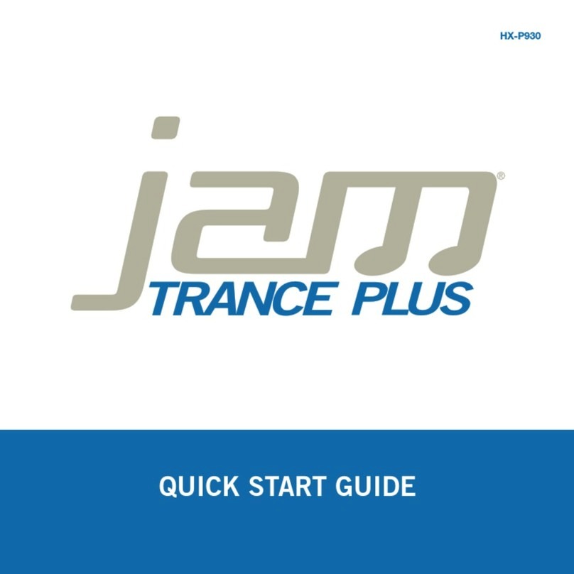 Jam TRANCE PLUS quick start guide