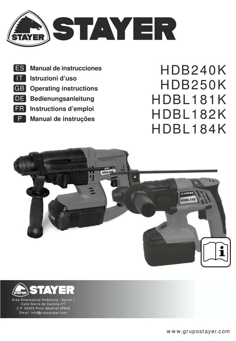 stayer HDB240K User manual stayer HDB240K User manual