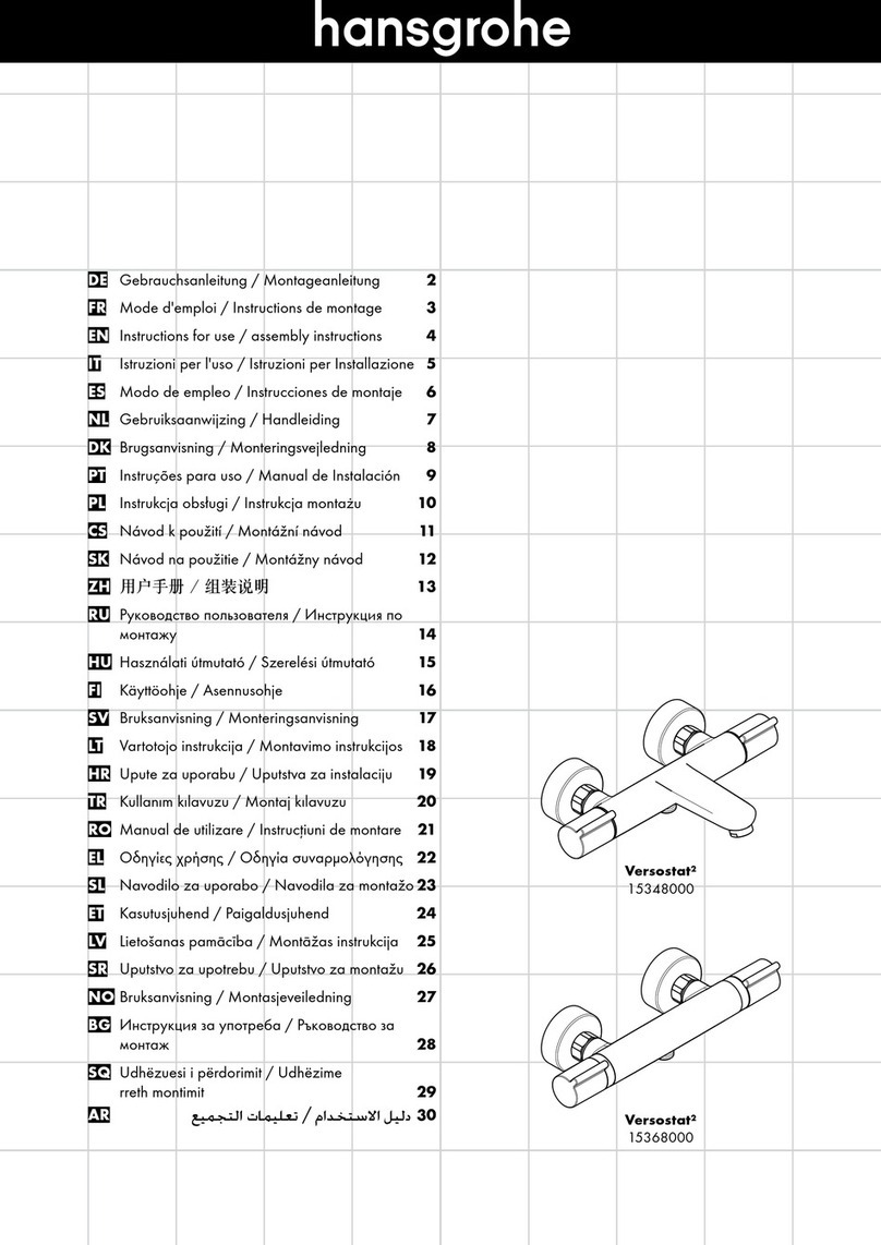 Hans Grohe Versostat2 Series Manual Hans Grohe Versostat2 Series Manual