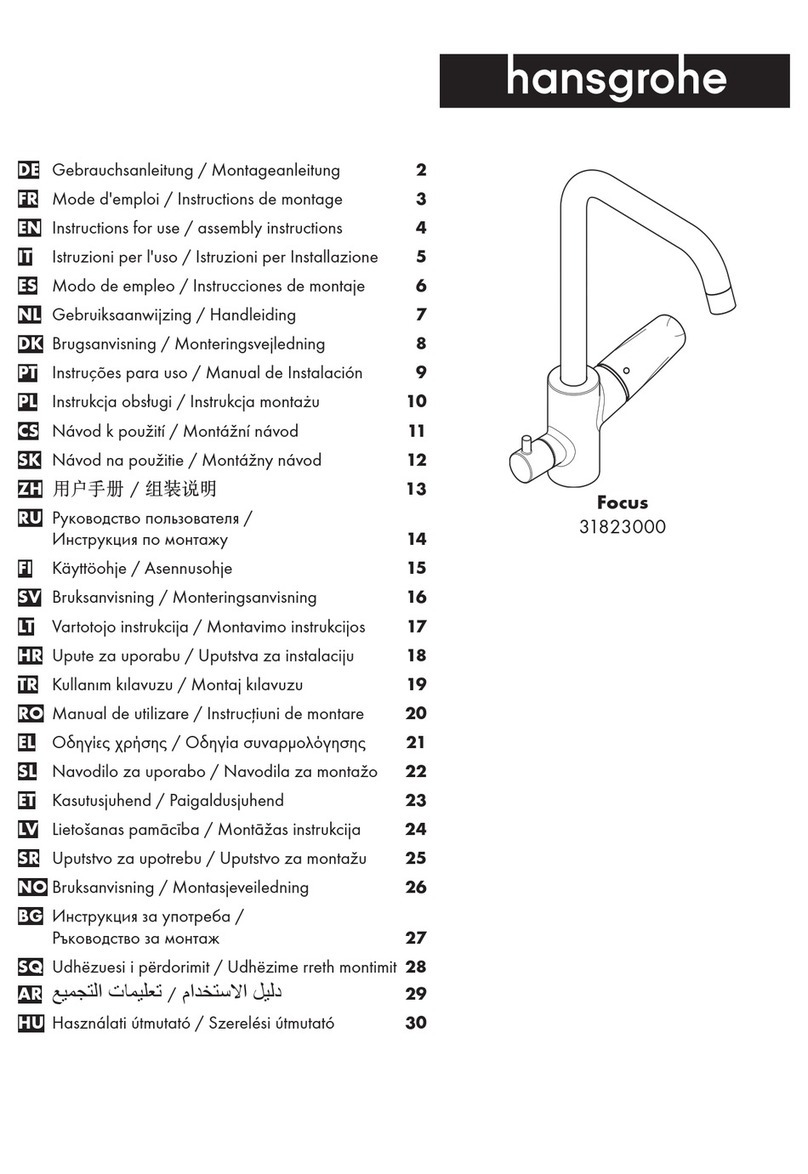 Hans Grohe Focus Series Instructions for use/assembly instructions