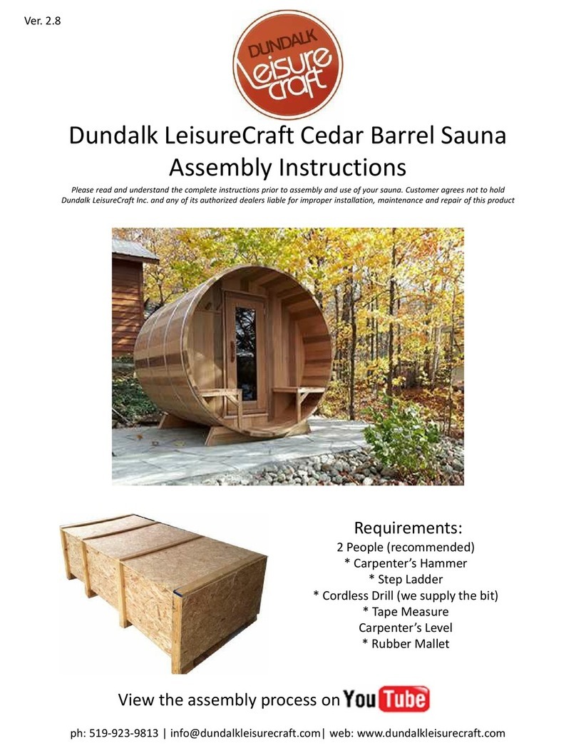 Dundalk LeisureCraft Cedar Assembly instructions Dundalk LeisureCraft Cedar Assembly instructions