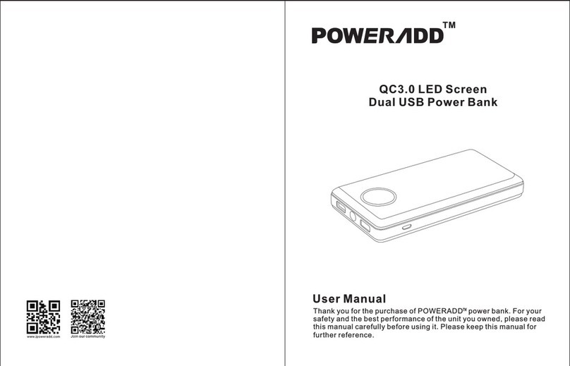 Poweradd AS233Q3 user manual