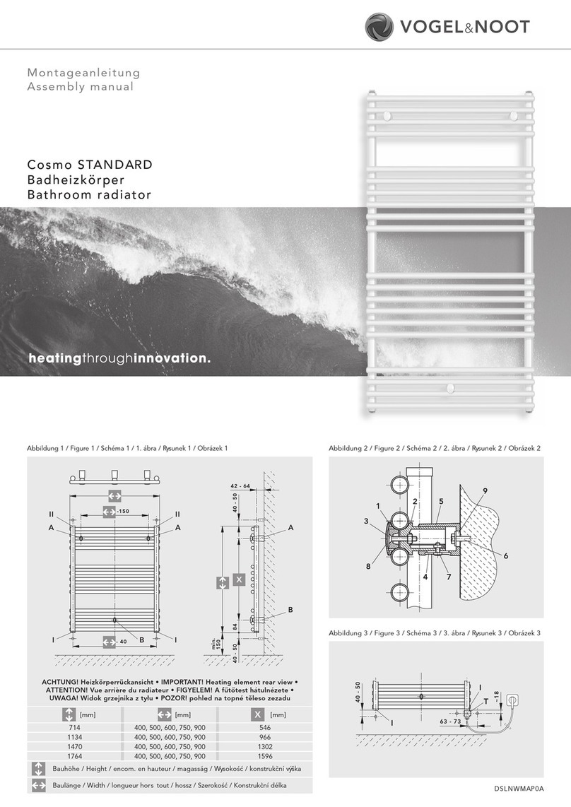 VOGEL&NOOT Cosmo STANDARD User manual