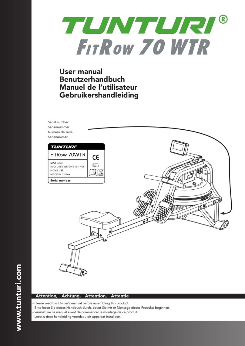 Tunturi FitRow 70WTR User manual