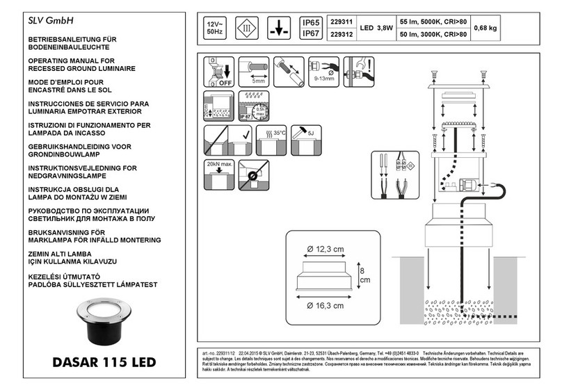 SLV DASAR 115 LED operating manual