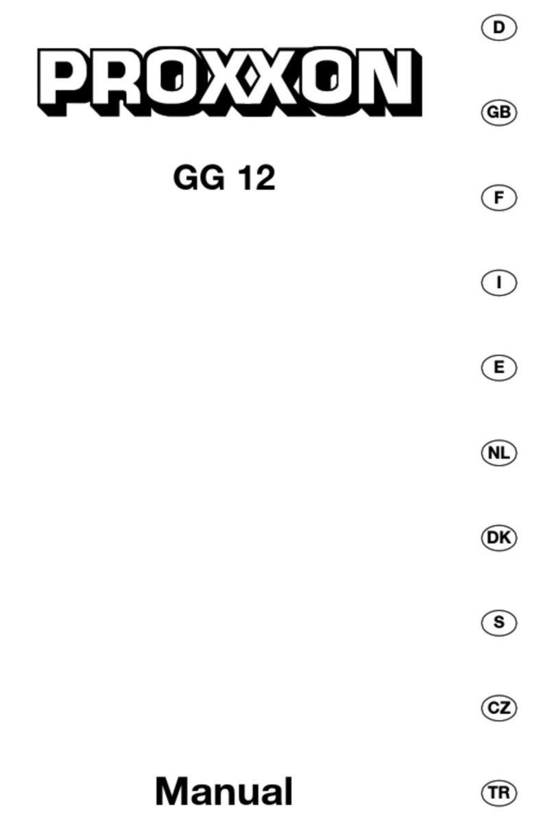 Proxxon GG 12 manual