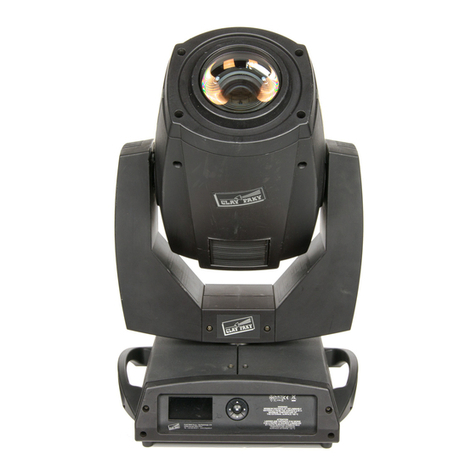 Claypaky ALPHA PROFILE 700 User manual