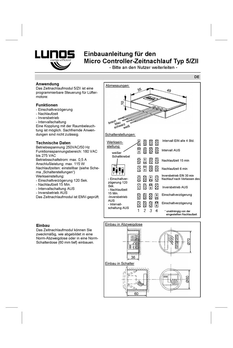Lunos 5/ZII installation manual