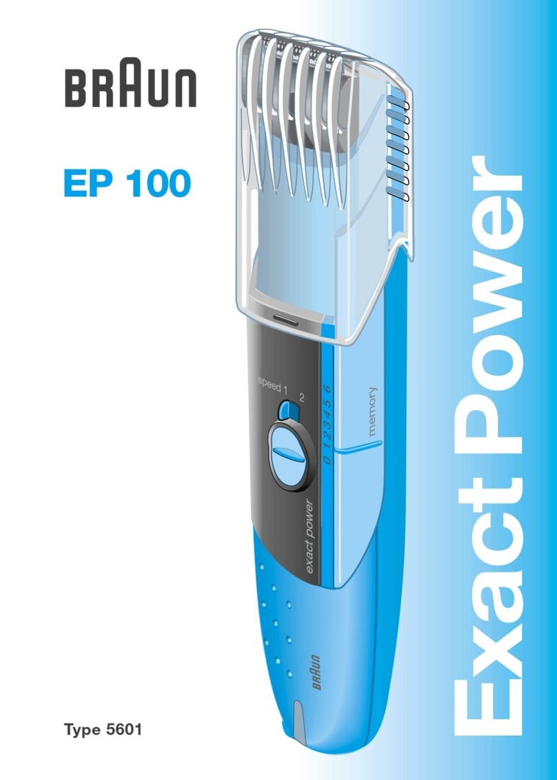 Braun Exact Power EP 100 User manual