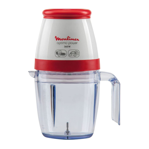 Moulinex Optimo Power user manual Moulinex Optimo Power user manual