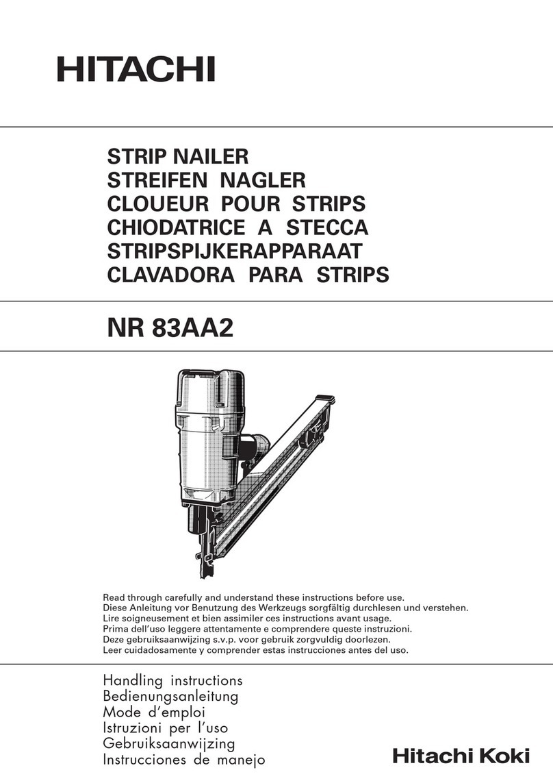 Hitachi NR 83AA2 Handling instructions