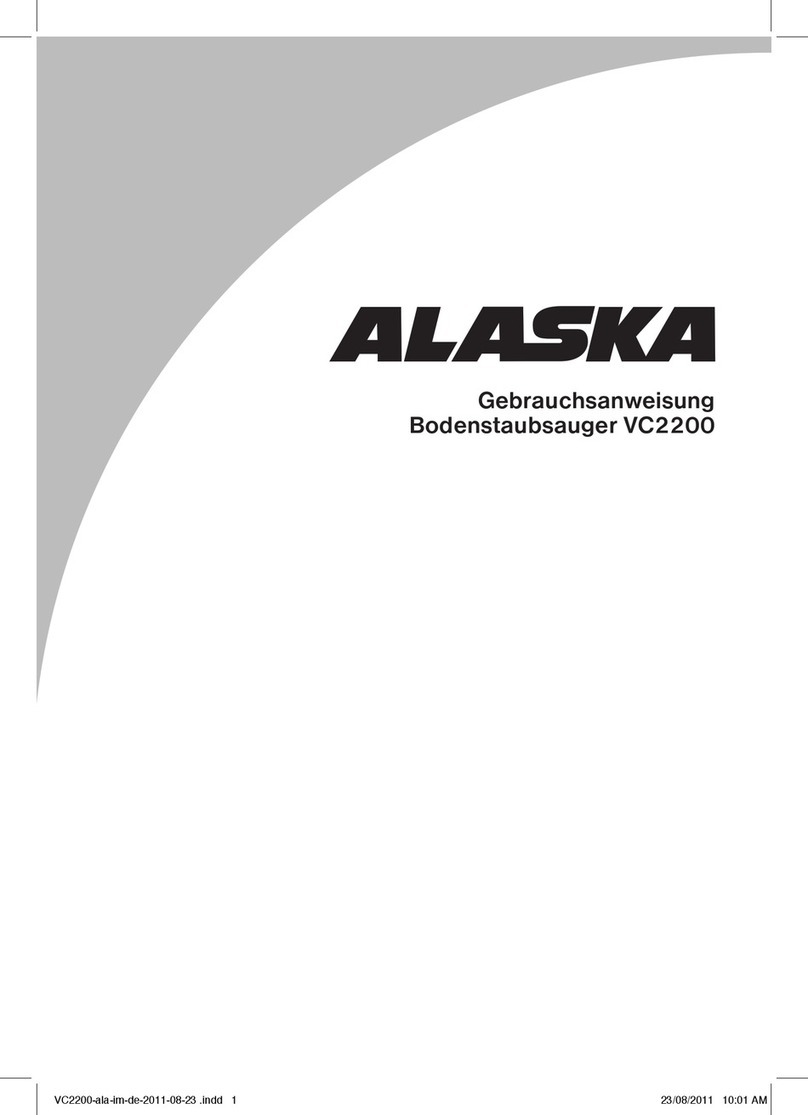 ALASKA VC2200 instruction manual