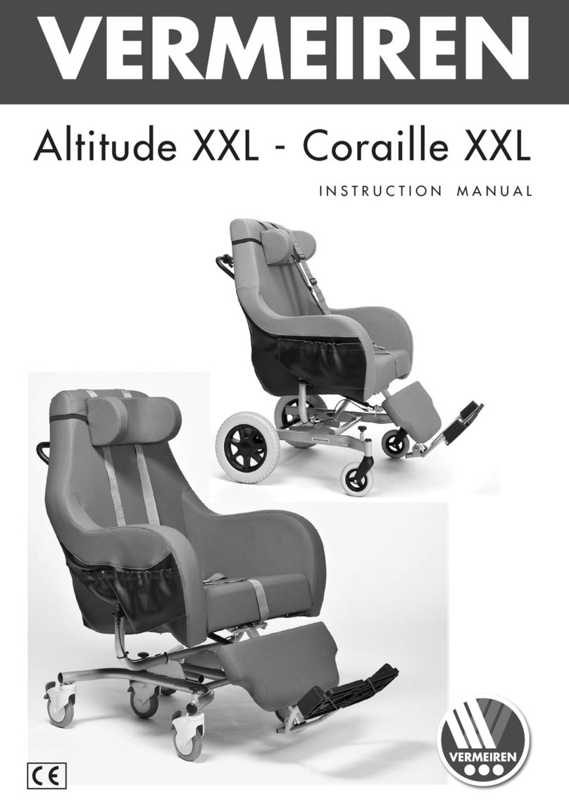 Vermeiren Altitude XXL User manual Vermeiren Altitude XXL User manual
