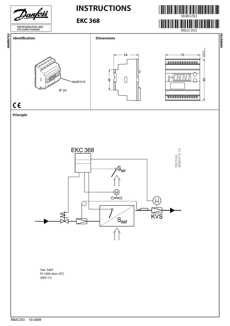 Danfoss EKC 368 User manual