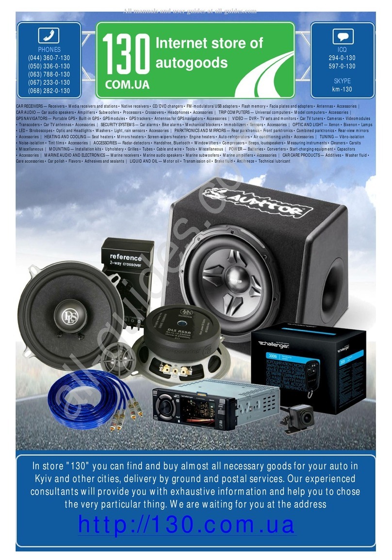 MAC Audio SX 12 Planning guide