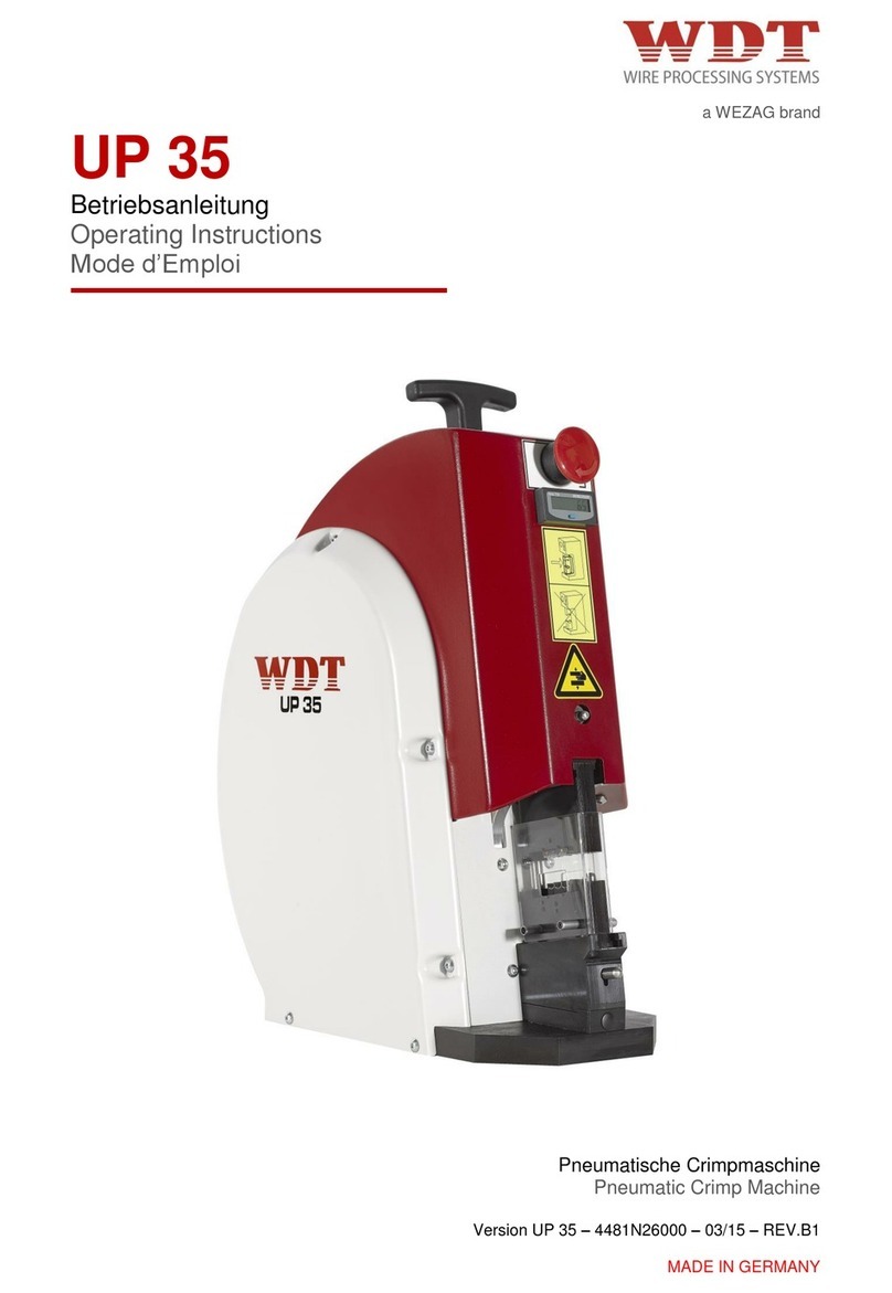 WDT UP 35 operating instructions WDT UP 35 operating instructions