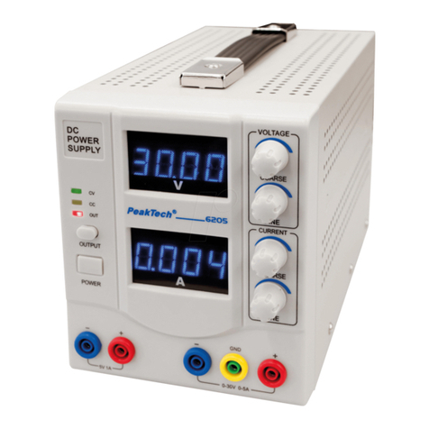 PeakTech 6205 Operation manual